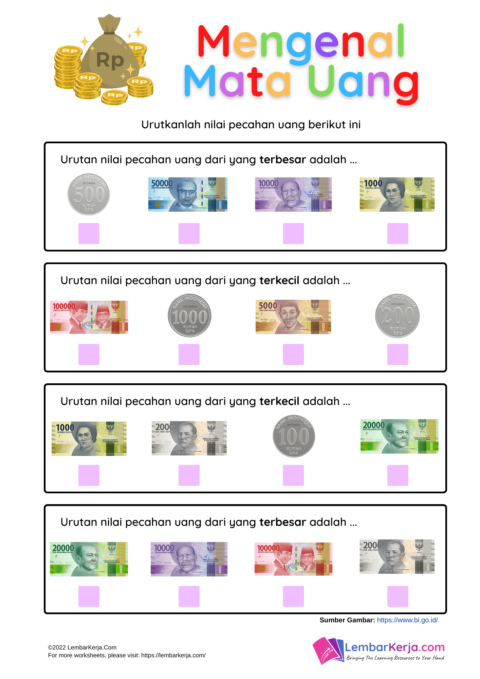 3 Contoh Soal Matematika Tentang Uang Kelas 1 SD yang Wajib Dikuasai Anak di Tahun 2026 3 Contoh Soal Matematika Tentang Uang Kelas 1 SD yang Wajib Dikuasai Anak di Tahun 2026