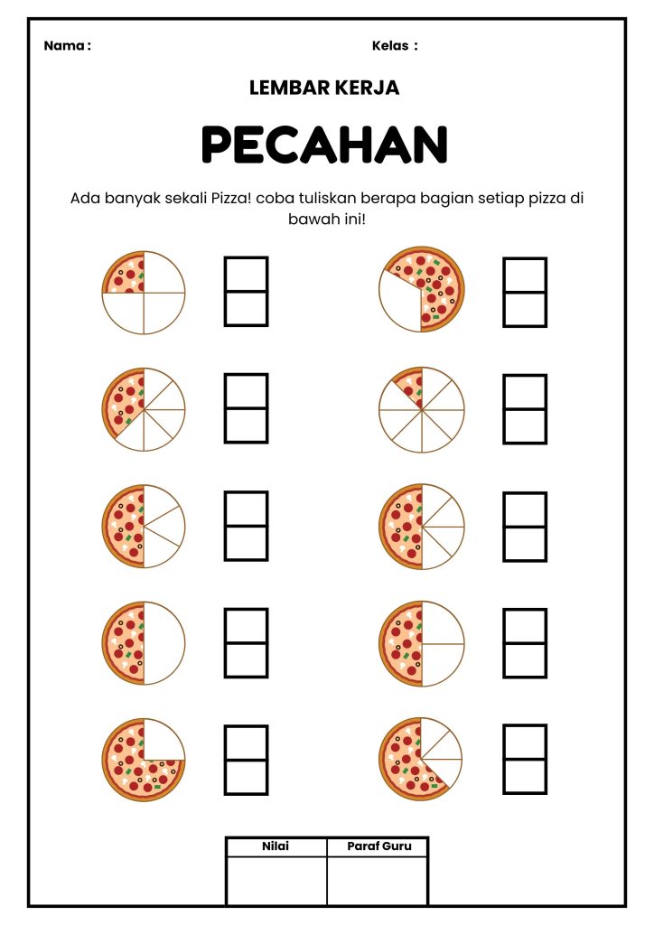 5 Cara Seru Belajar Soal Cerita Pecahan Kelas 2 Terbukti Bikin Anak Cepat Paham
