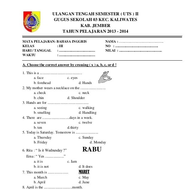 5 Cara Ternyata Mudah Membuat Soal UTS Basa Sunda Kelas 2 Semester 2 yang Benar