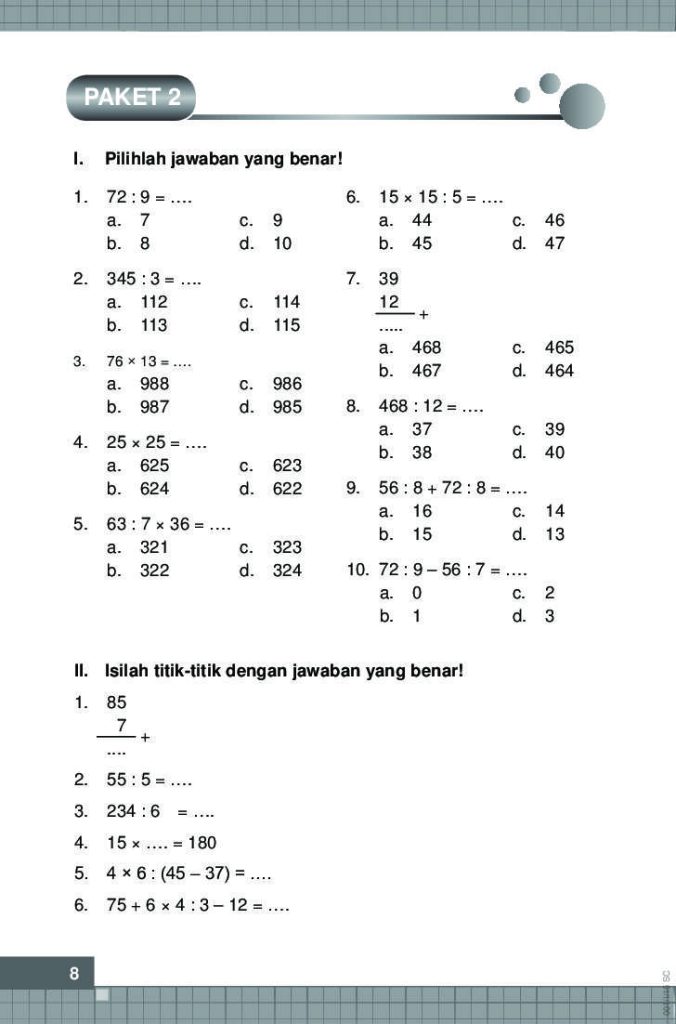 5 Contoh Soal Matematika Tema 1 Kelas 3 yang Wajib Dikuasai Sebelum Ulangan 5 Contoh Soal Matematika Tema 1 Kelas 3 yang Wajib Dikuasai Sebelum Ulangan