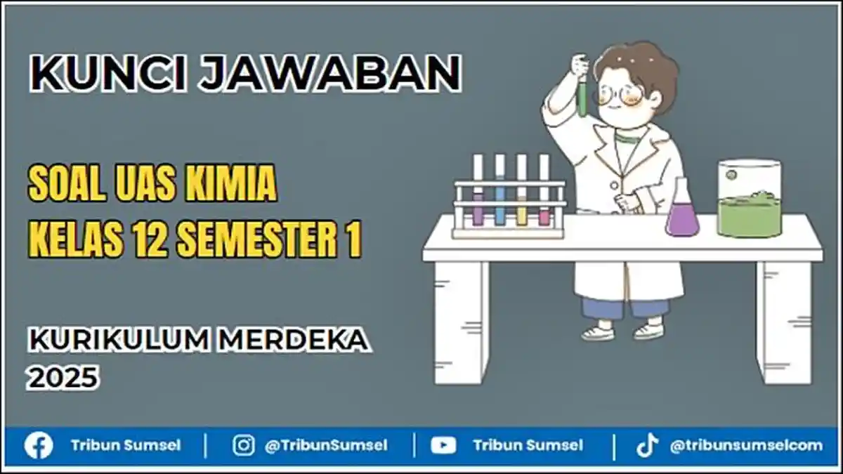 100 Soal dan Pembahasan UAS Kimia Kelas 12 Semester 1 Kurikulum