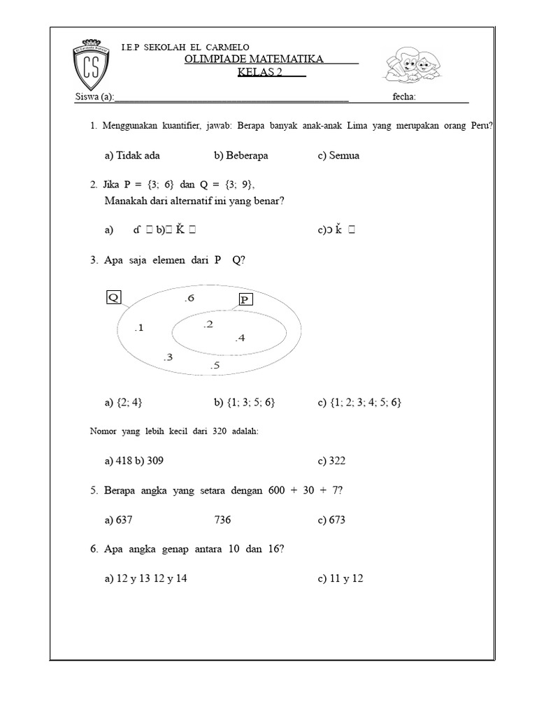 5 Soal Olimpiade Matematika Kelas 2 SD Ternyata Bisa Dijawab dengan Trik Ini