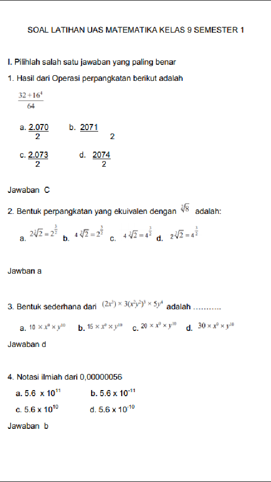 7 Contoh Soal Matematika Kelas 9 Semester 1 K13 yang Ungkap Cara Menghitung Luas Lingkaran