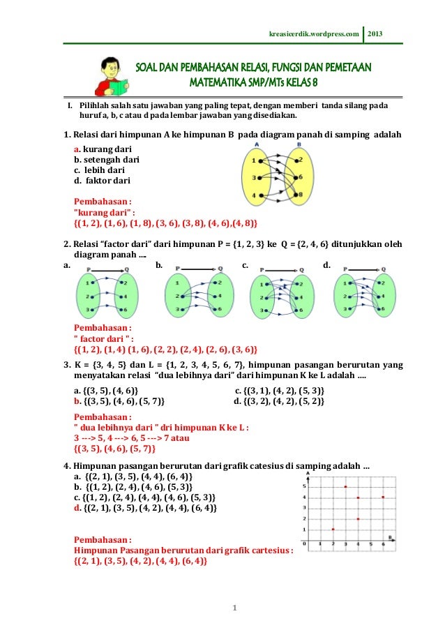 7 Rahasia Contoh Soal Matematika Kelas 8 Semester 1 Fungsi yang Wajib Diketahui 7 Rahasia Contoh Soal Matematika Kelas 8 Semester 1 Fungsi yang Wajib Diketahui
