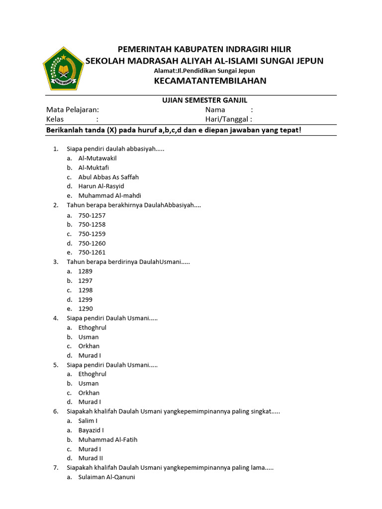7 Rahasia Lolos Ujian dengan Bank Soal Kelas XI Semester 1 K13 yang Wajib Kamu Tahu
