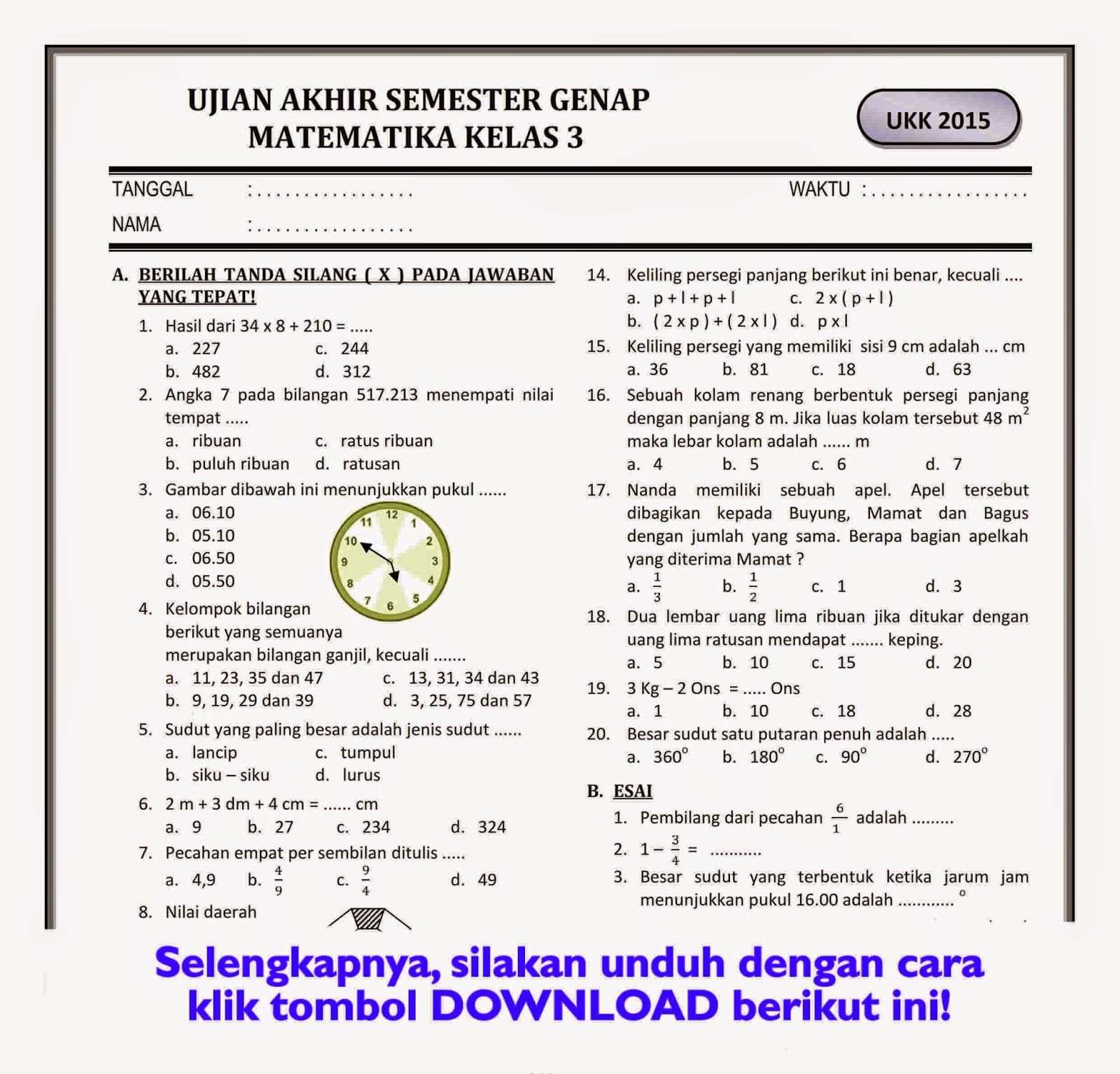 7 Rahasia Menguasai Rumus Volume Balok dengan Contoh Soal UKK Kelas 4 Matematika