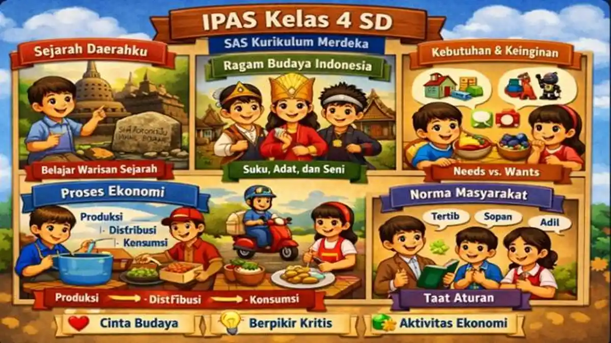 5 Contoh Soal Esai SAS IPAS Kelas 4 SD Semester 2 Kurikulum Merdeka 5 Contoh Soal Esai SAS IPAS Kelas 4 SD Semester 2 Kurikulum Merdeka