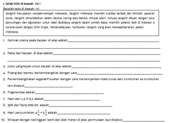 Soal Dan Jawaban Pts Tema 3 Kelas 6 Semester 1 - Soal Pelajaran Soal Dan Jawaban Pts Tema 3 Kelas 6 Semester 1 - Soal Pelajaran