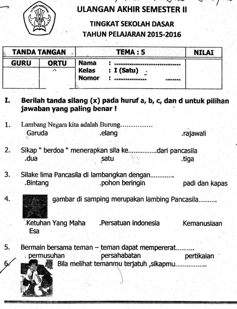 Akhirnya Ditemukan! Soal UTS PKN Kelas 6 Semester 2 Kurikulum 2013 Siap Cetak Gratis