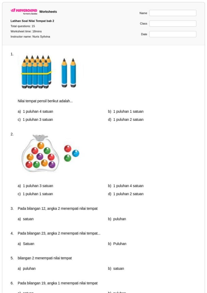 Akhirnya Terungkap Rahasia Bank Soal Matematika Kelas 1 Nilai Tempat yang Bikin Anak Mudah Paham Akhirnya Terungkap Rahasia Bank Soal Matematika Kelas 1 Nilai Tempat yang Bikin Anak Mudah Paham