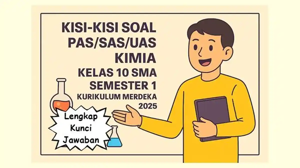 Kisi-kisi Soal PAS SAS UAS Kimia Kelas 10 Semester 1 Kurikulum Merdeka Kisi-kisi Soal PAS SAS UAS Kimia Kelas 10 Semester 1 Kurikulum Merdeka