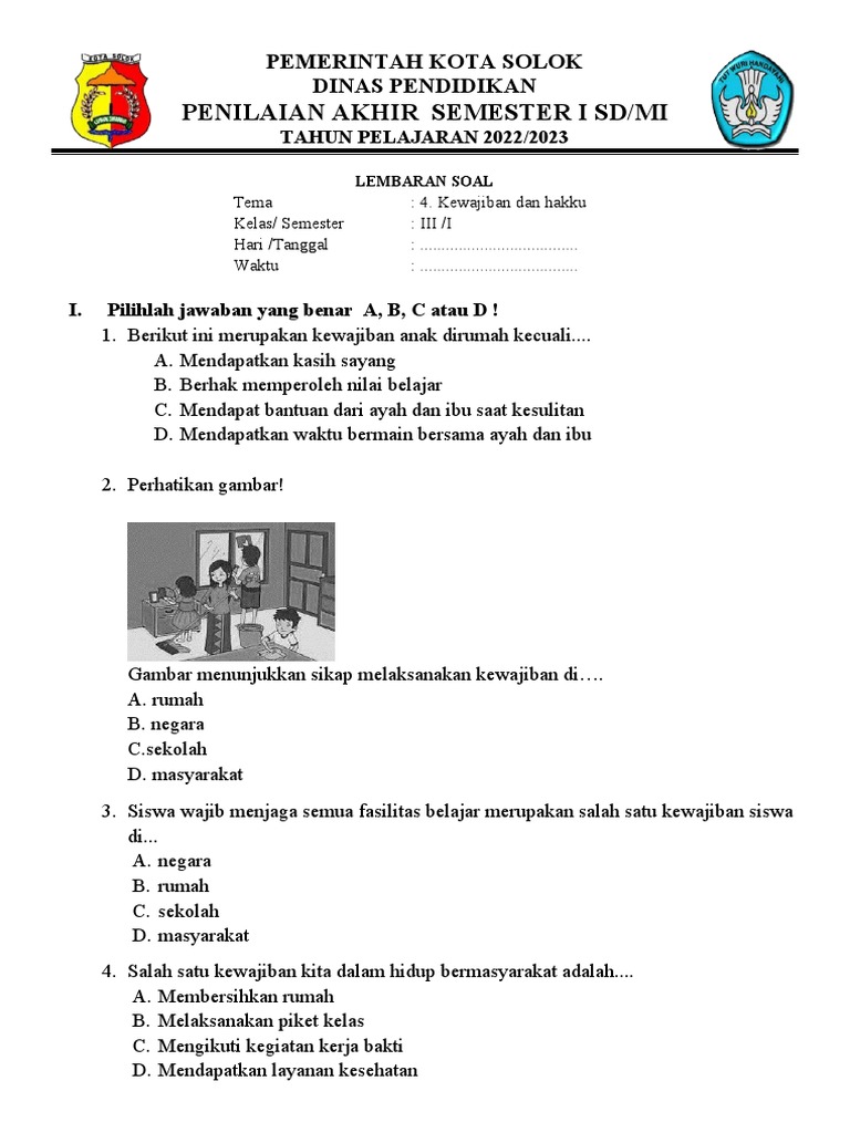 Rahasia Jawaban Soal Tema 4 Kelas 3 Subtema 1 Agar Anak Langsung Paham dan Juara