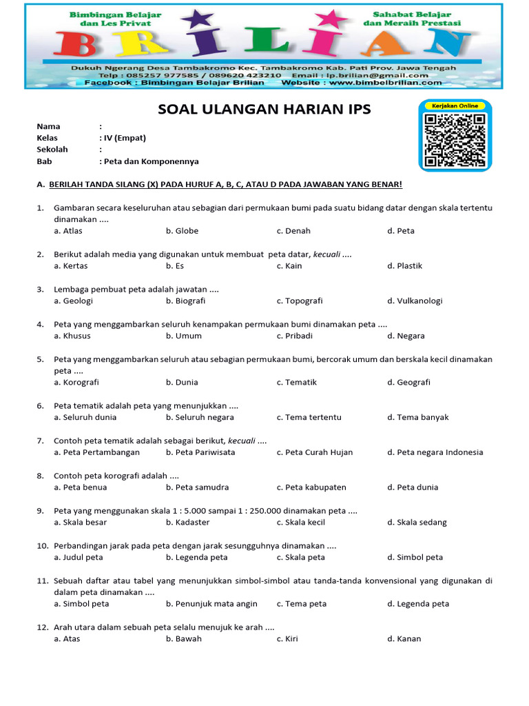 Rahasia Menghadapi Kumpulan Soal Ulangan Harian IPS Kelas 4 SD Semester 2 dengan 5 Tips