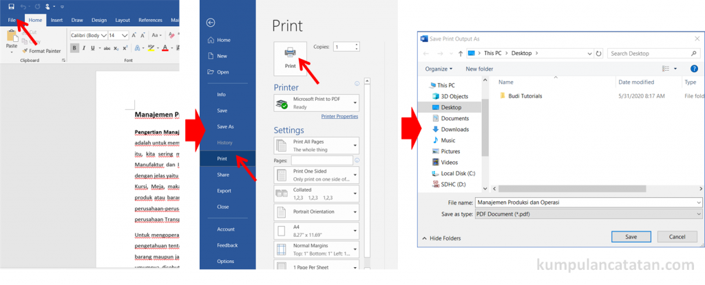 Terbukti 5 Langkah Mudah Cara Ubah Word ke PDF dengan Microsoft Word Sebelum Deadline Terbukti 5 Langkah Mudah Cara Ubah Word ke PDF dengan Microsoft Word Sebelum Deadline