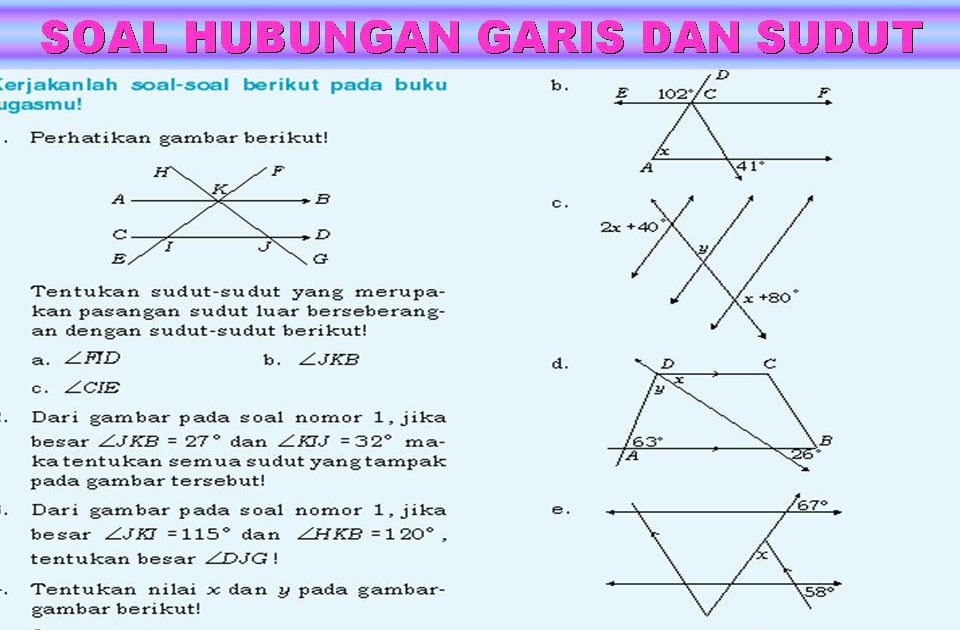 Ternyata Ini 5 Rahasia Cepat Kuasai Contoh Soal Hubungan Antara 2 Garis Kelas 4 SD 2026