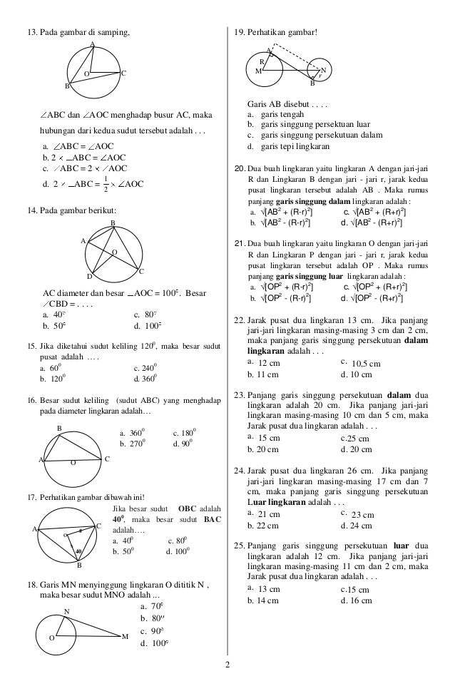Ternyata Ini 7 Contoh Soal Matematika SMP Kelas 8 Semester 1 Kurikulum 2013 yang Sering Muncul di Ujian