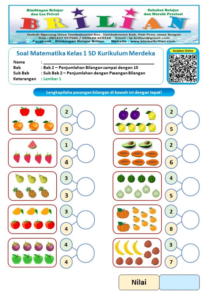 Ternyata Ini Dia Contoh Soal Matematika Tema 2 SD Kelas 1 yang Sering Muncul, Wajib Tahu Sebelum Ulangan! Ternyata Ini Dia Contoh Soal Matematika Tema 2 SD Kelas 1 yang Sering Muncul, Wajib Tahu Sebelum Ulangan!