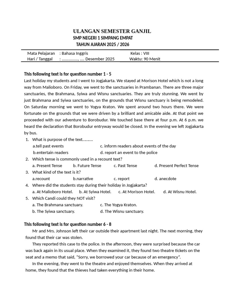 Ternyata Ini Trik Jitu Menaklukkan Latihan Soal Bahasa Inggris Kelas 8 Bab 3 4 5 Sebelum Terlambat Ternyata Ini Trik Jitu Menaklukkan Latihan Soal Bahasa Inggris Kelas 8 Bab 3 4 5 Sebelum Terlambat
