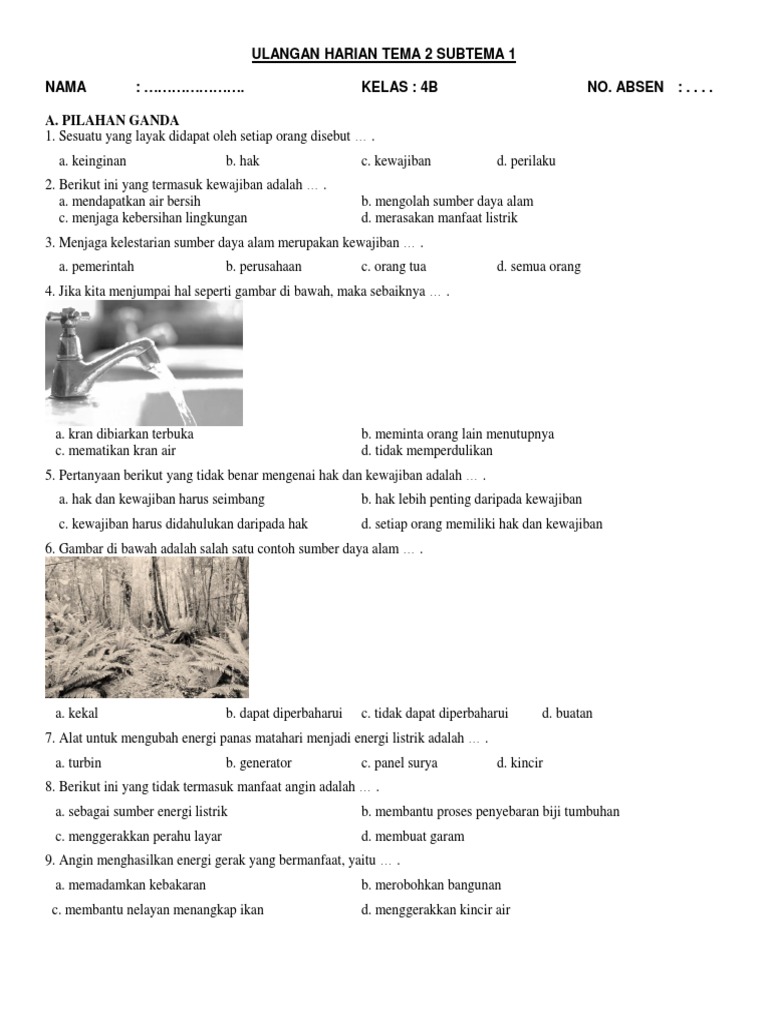 Wajib Tahu Jawaban Soal Tema 2 Sub 3 Kelas 4 Agar Nilai Ujian Langsung Melejit Wajib Tahu Jawaban Soal Tema 2 Sub 3 Kelas 4 Agar Nilai Ujian Langsung Melejit