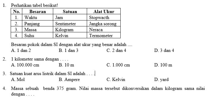 Contoh Soal Hots Sd Kelas 1 Matematika - Gurunda